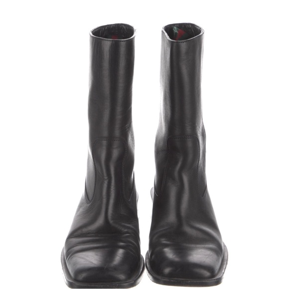 GUCCI LEATHER BOOTS - Picture 4 of 10